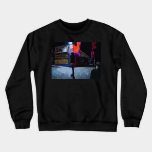 Lone man standing Crewneck Sweatshirt